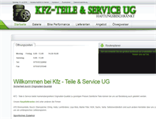 Tablet Screenshot of kfzteile-in-stuttgart.de